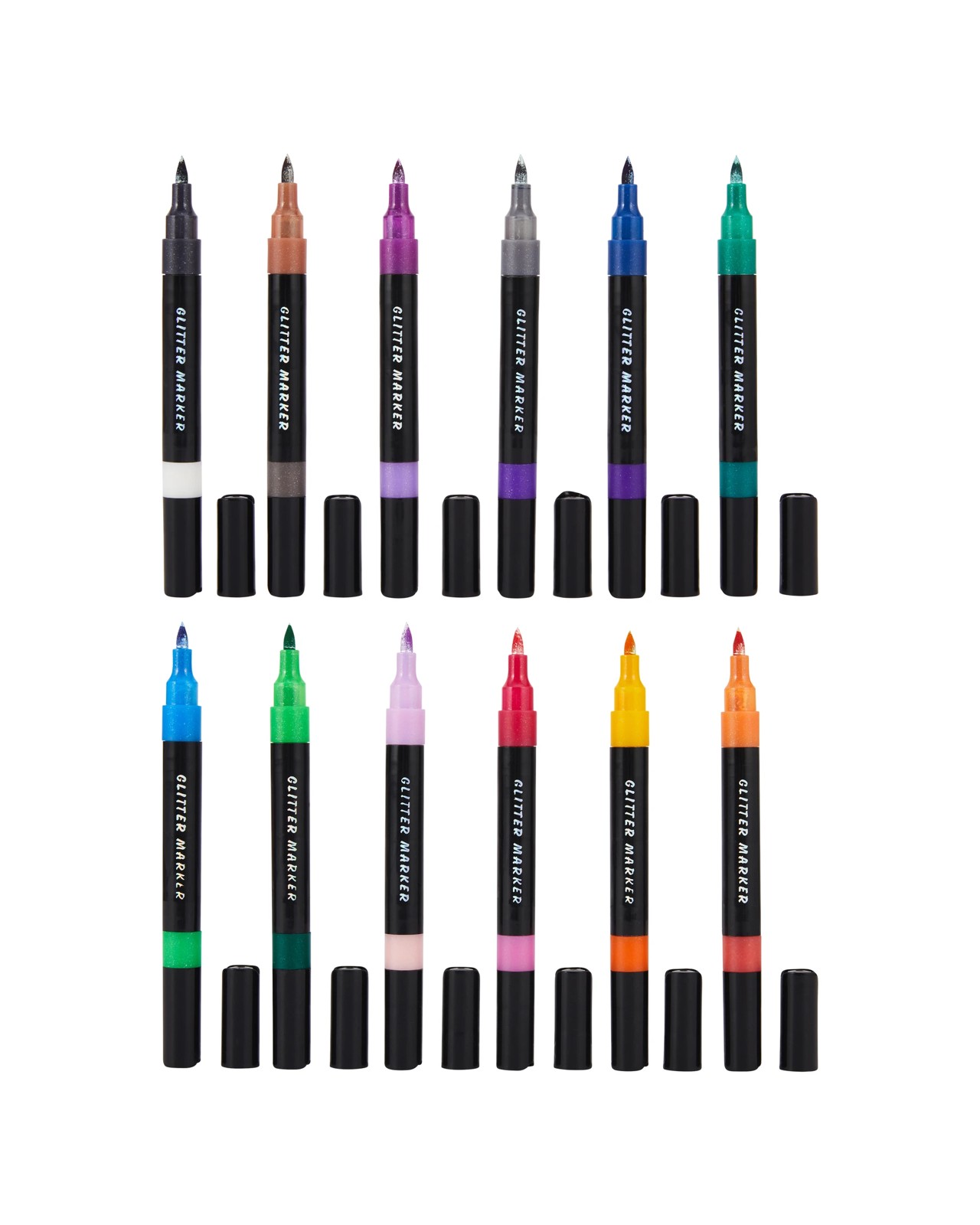 Anko 24 Pack Glitter Dual Tip Markers 5 of 6