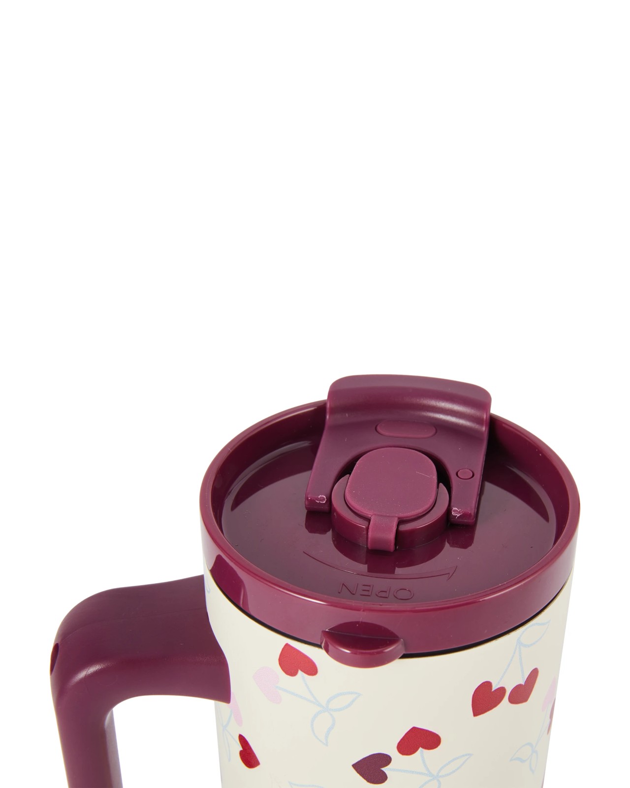 Anko 600ml Cherry Tumbler with Handle 5 of 5