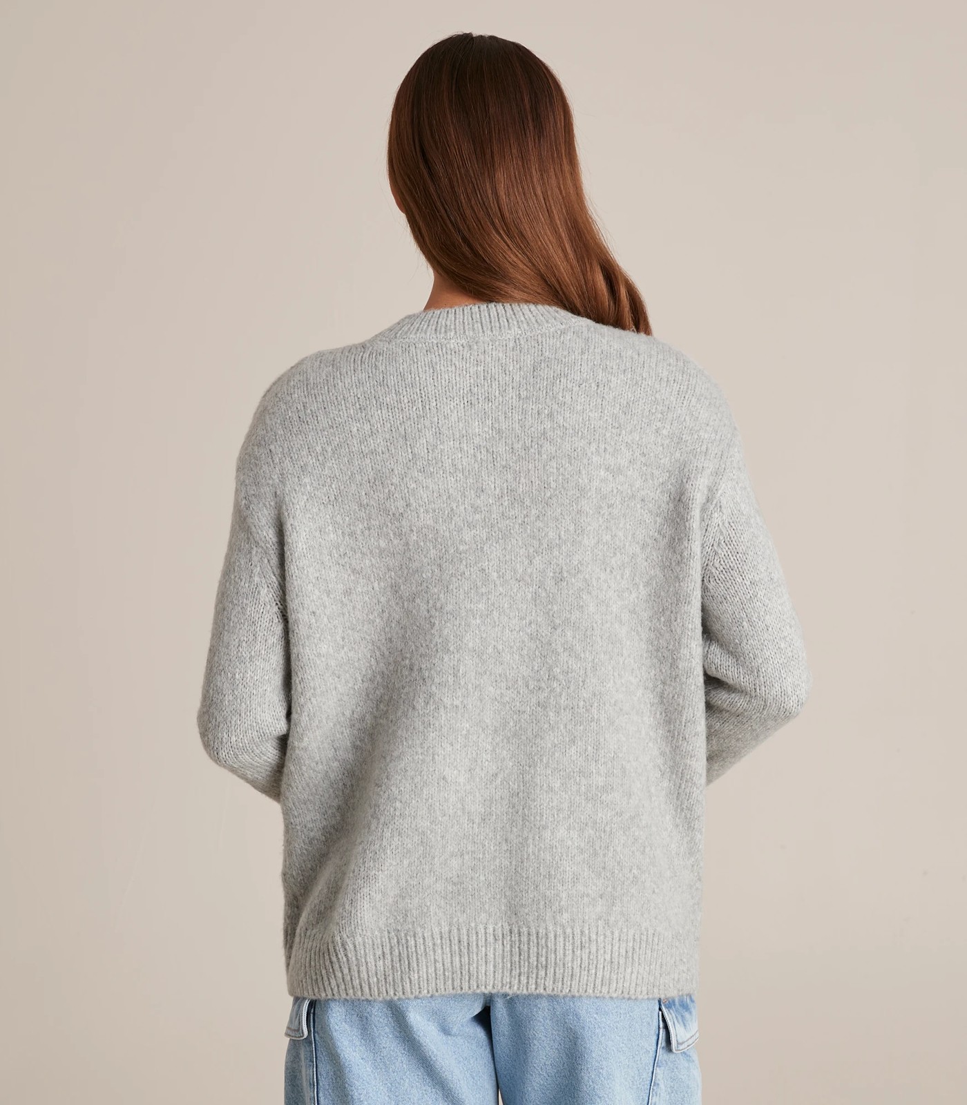 Lily Loves Oversized Knit Crew Neck Jumper 6 of 6