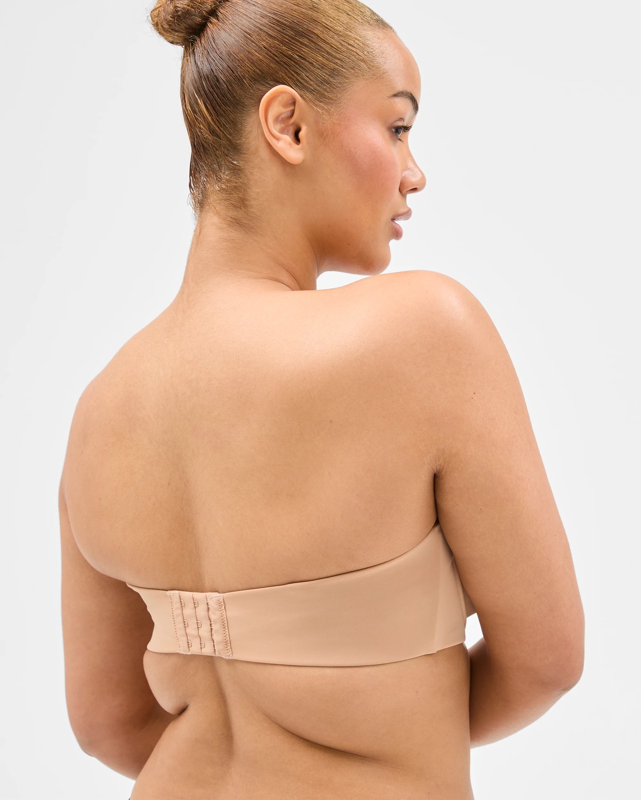 Full Figure Strapless Bra - Latte 4 of 4