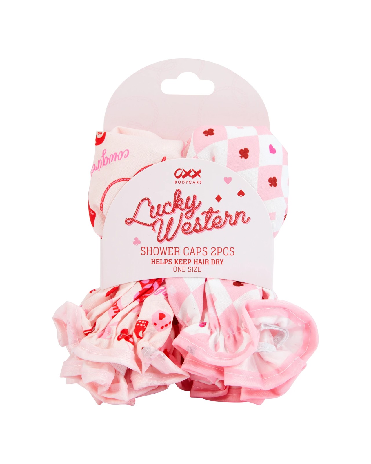 OXX Bodycare 2 Piece Lucky Western Shower Caps 4 of 5