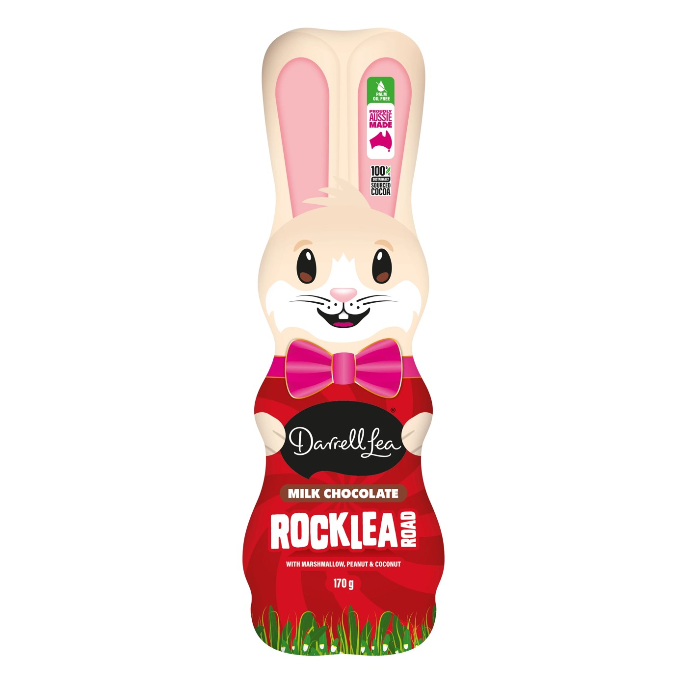 Darrell Lea Rocklea Road Easter Bunny 170g 2 of 2