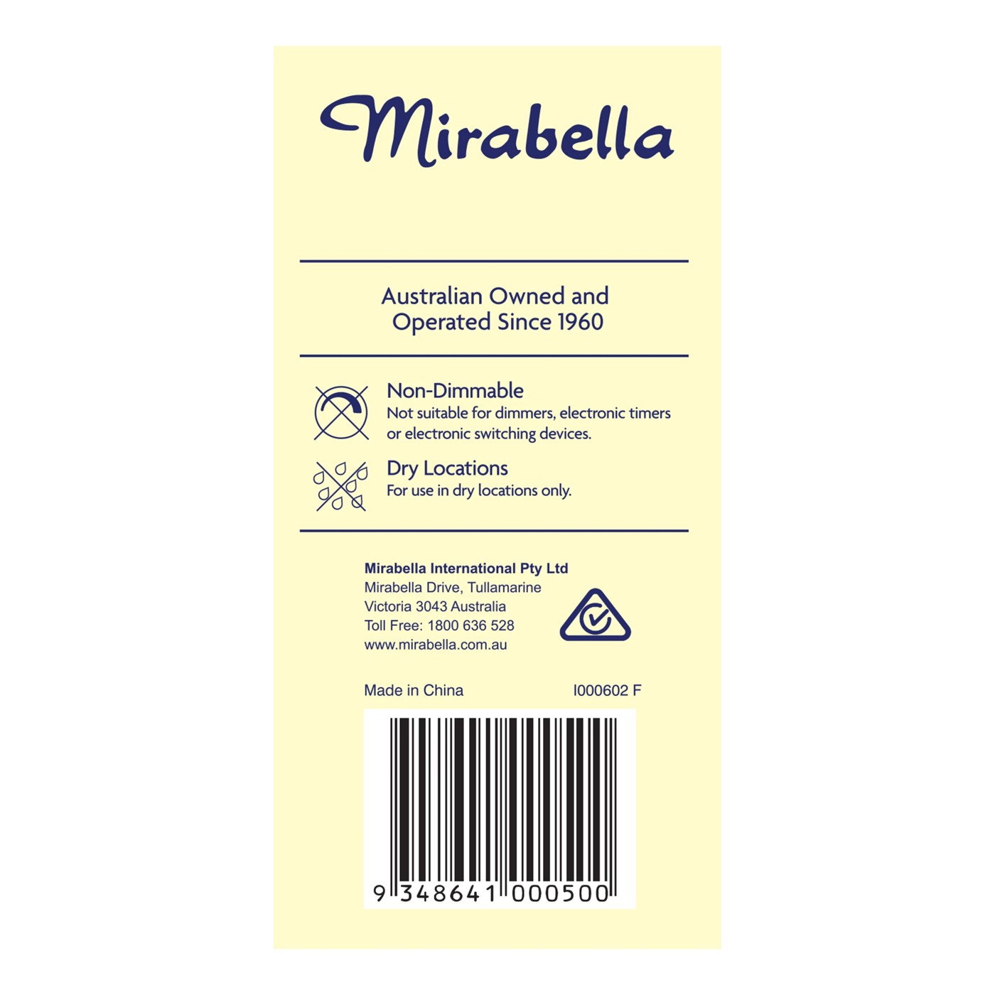 Mirabella GLS LED 9W E27 Edison Screw - Pearl Warm White 4 of 6