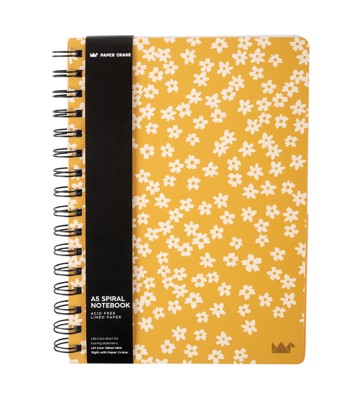 Paper Crane Urban A5 Spiral Notebook Microfloral