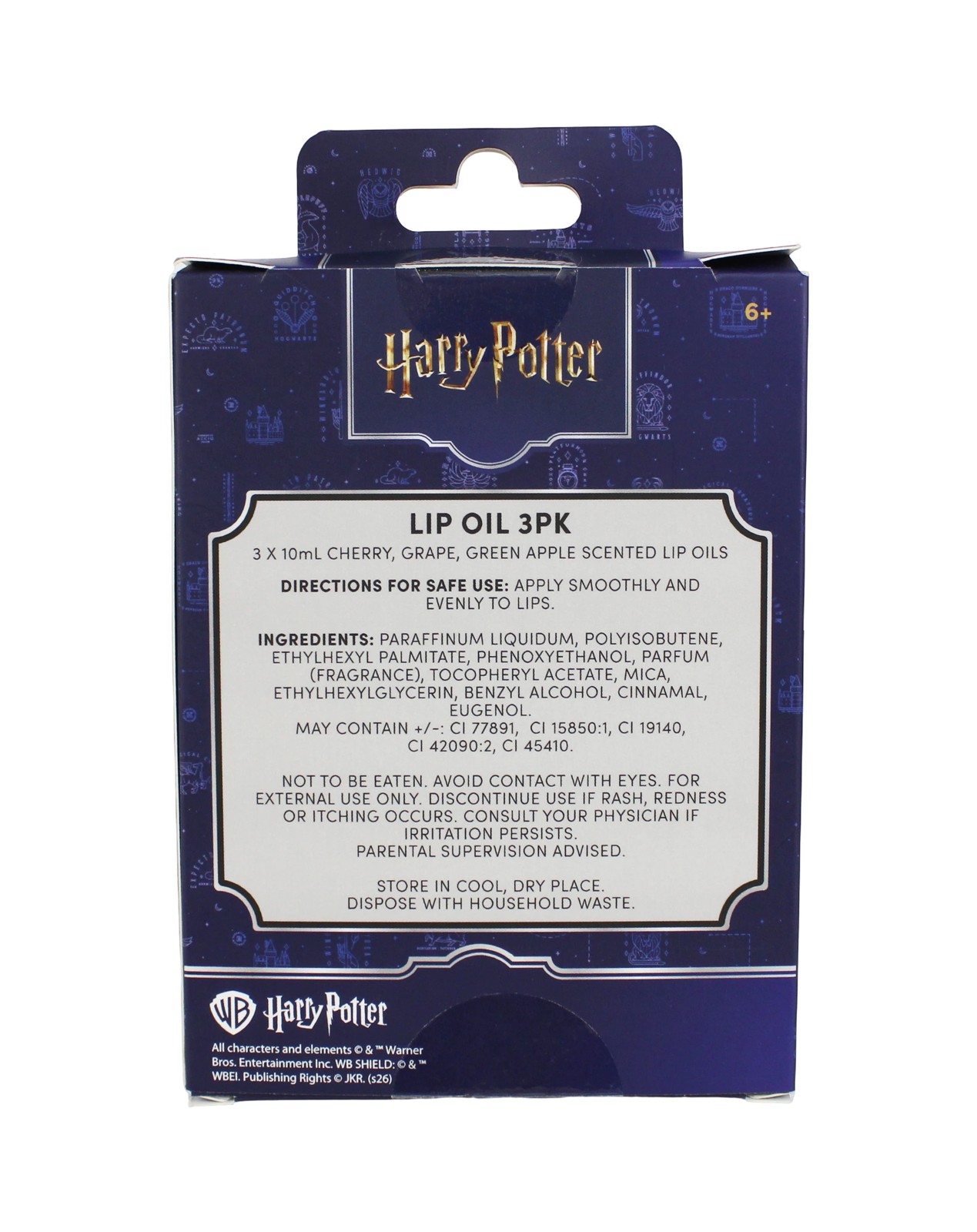 Harry Potter 3 Pack Lip Oil - Cherry, Grape and Green Apple Scented 5 of 5