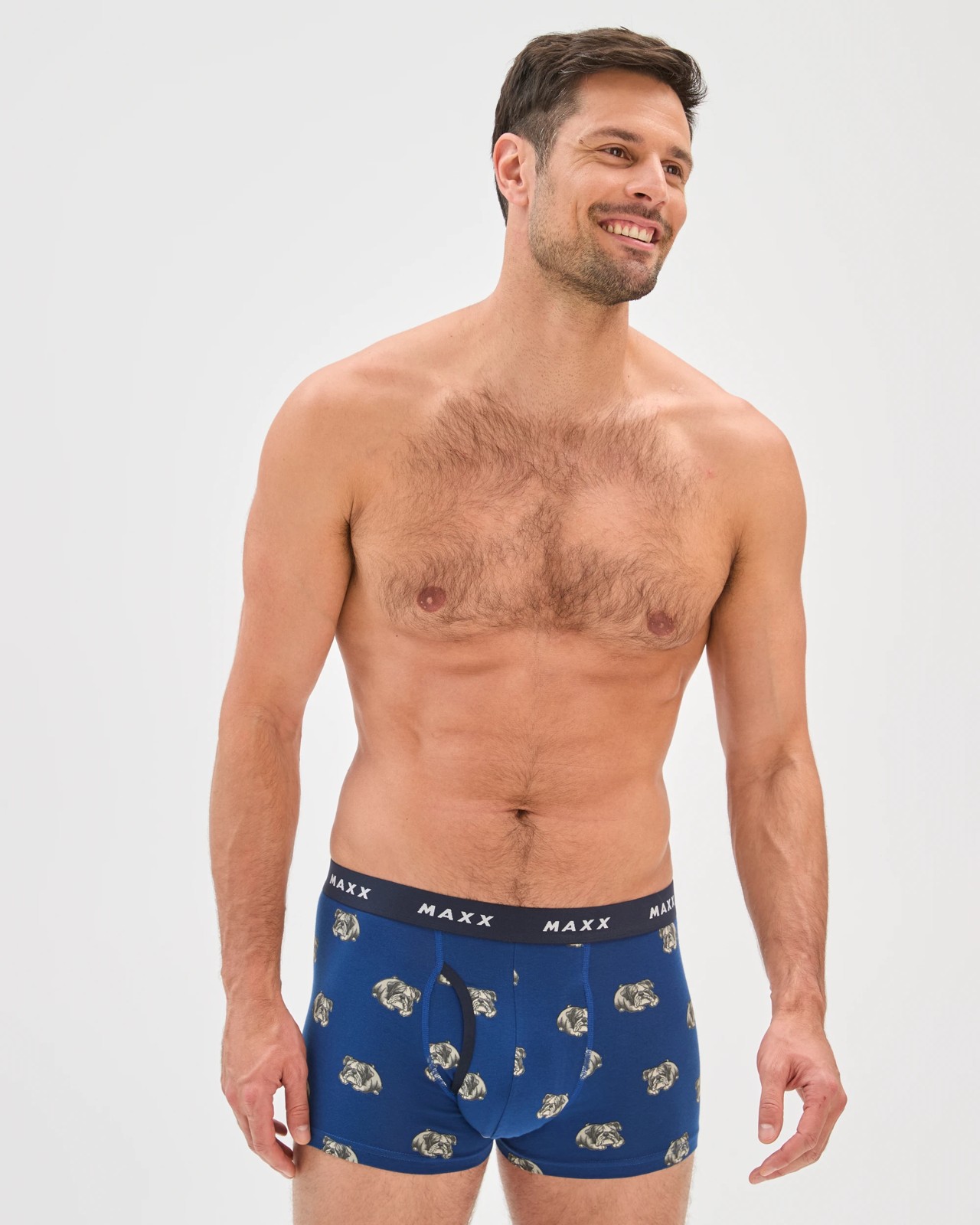 Maxx Australian Cotton Blend 3 Pack Flyfront Trunks 2 of 4