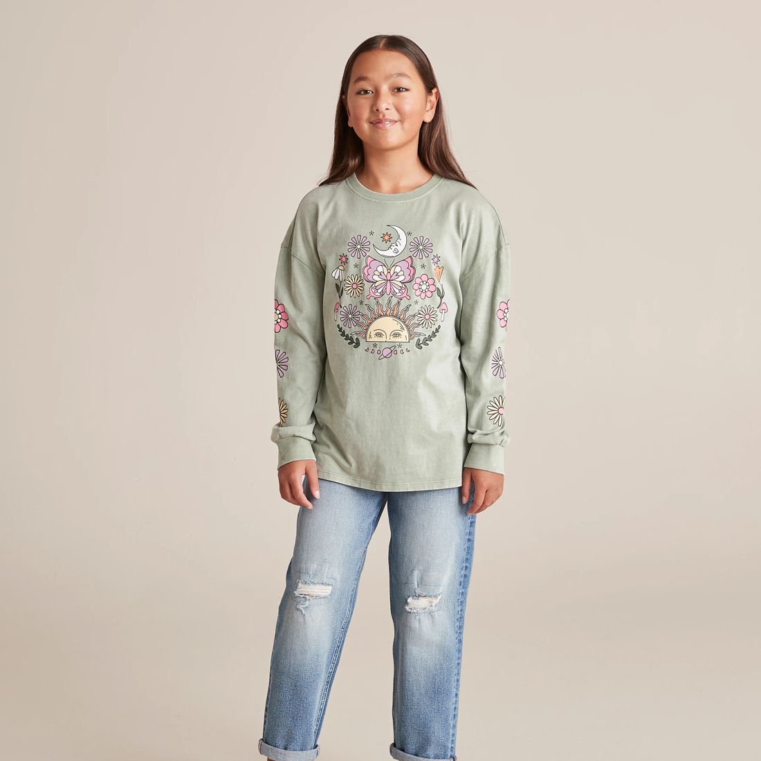 Longline Graphic Top | Target Australia