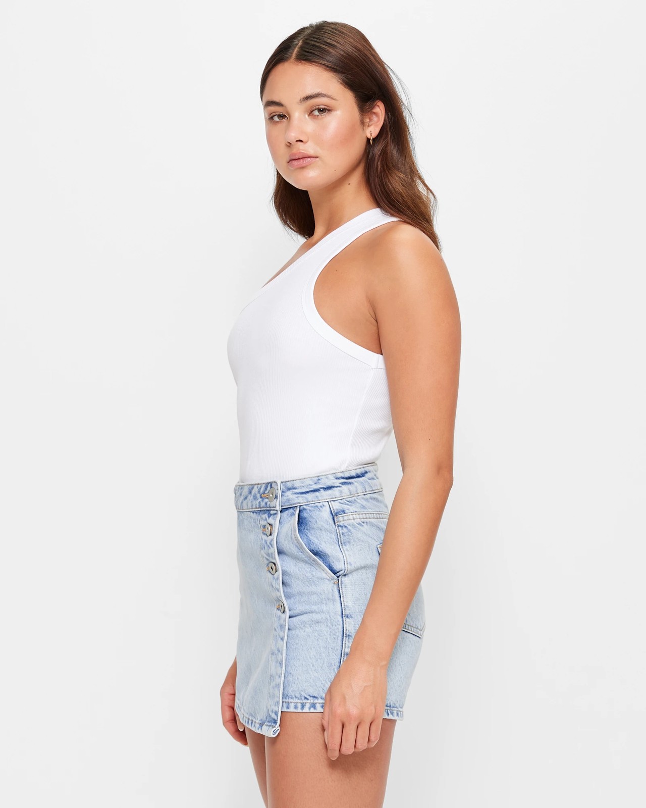 One Shoulder Ribbed Tank Top - Lily Loves 3 of 5