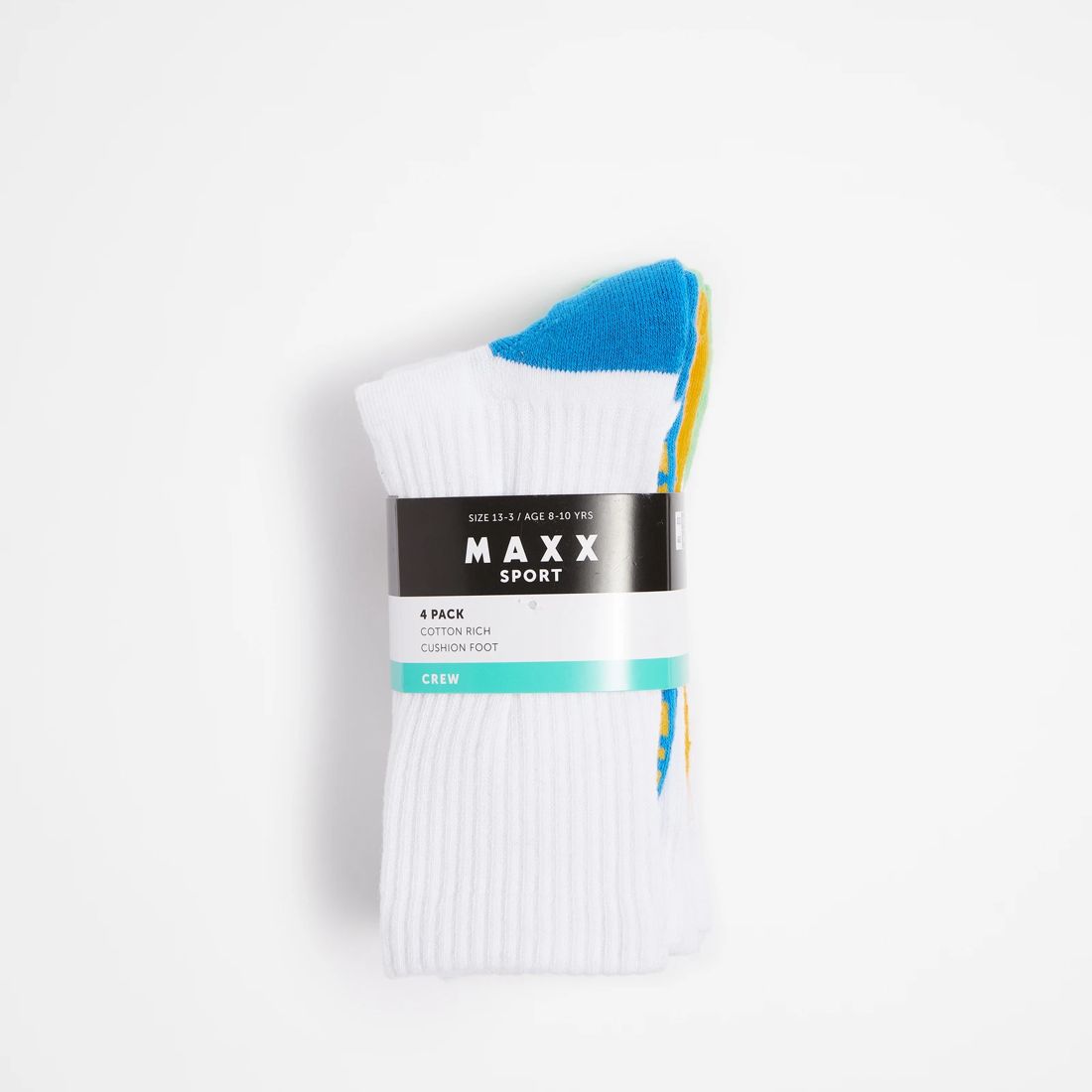 Maxx Kids Crew Sport Socks 4 Pack Target Australia