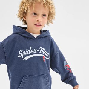 Marvel Spider-Man Australian Cotton Oversized Washed Sweat Hoodie product image