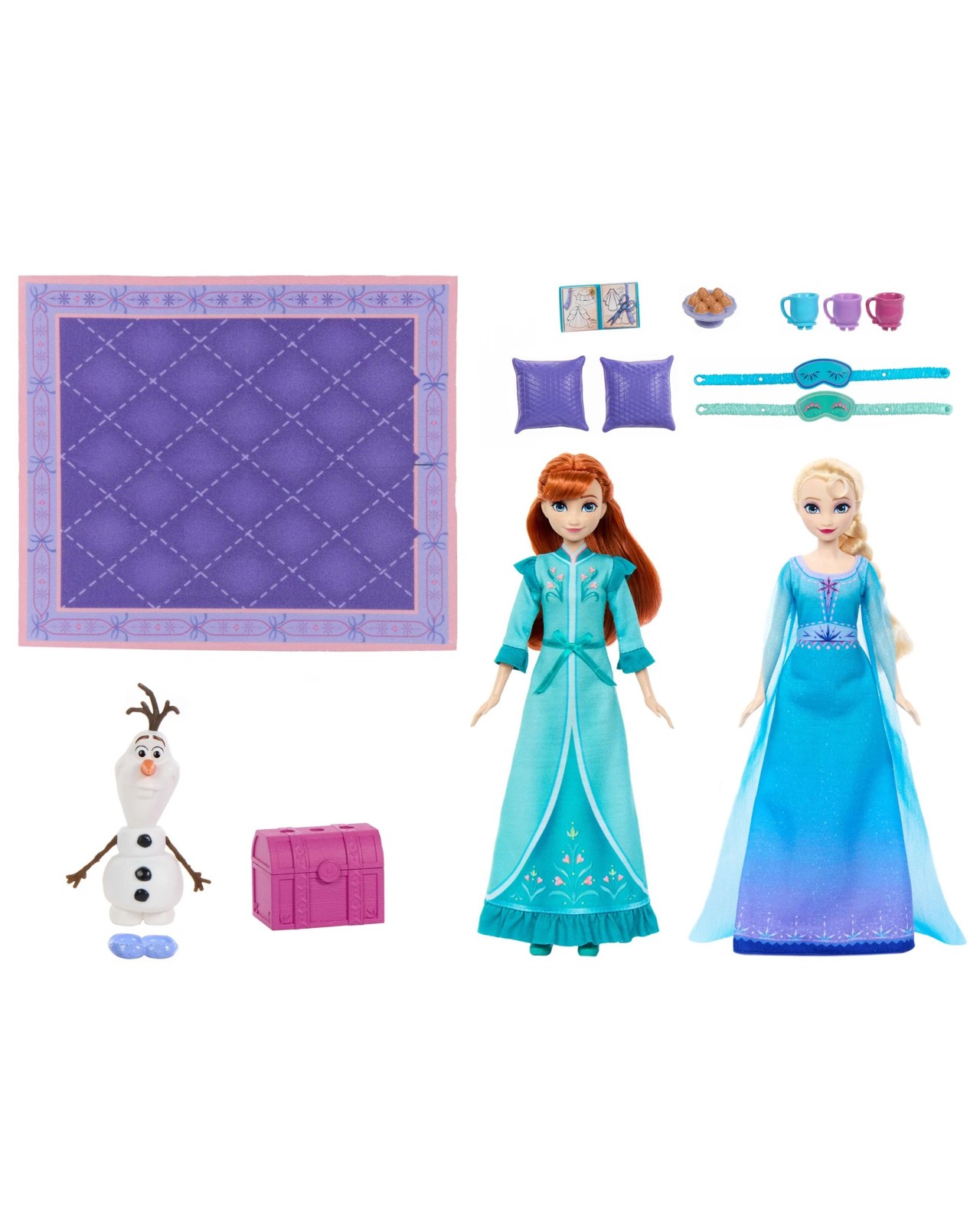 Disney Frozen Slumber Sister Set with Anna & Elsa Fashion Dolls 5 of 6