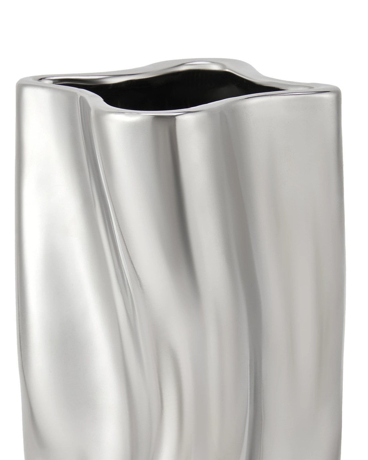 Anko Chrome Look Vase 4 of 5