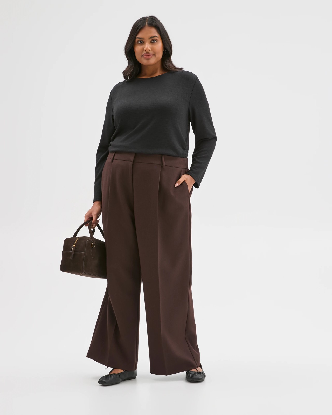 Plus Size Wide Leg Pants 4 of 6