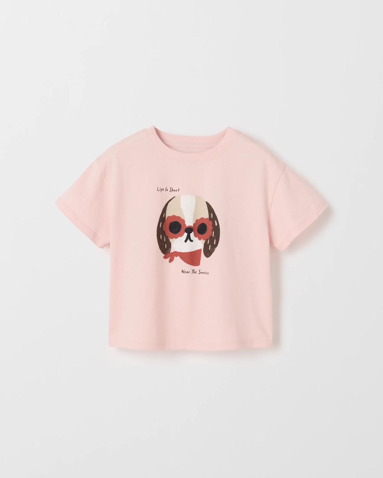 Australian Cotton Oversized T-Shirt - Pink Dog 5 of 6