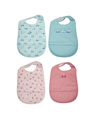 2 Pack Food Catching Bibs - Assorted