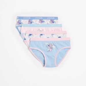 Disney Lilo & Stitch Australian Cotton Girls Briefs 4 Pack