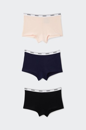 Bonds 3 Pack Girls Hipster Shorties