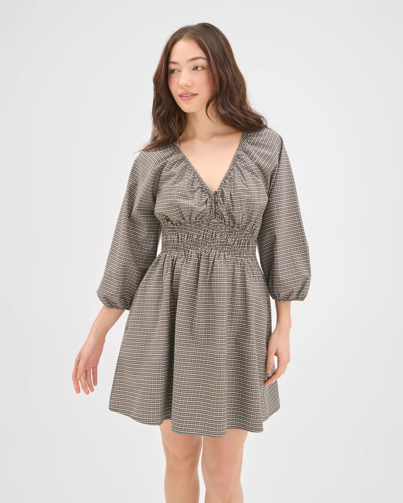Lily Loves Australian Cotton V-Neck Mini Dress 2 of 6
