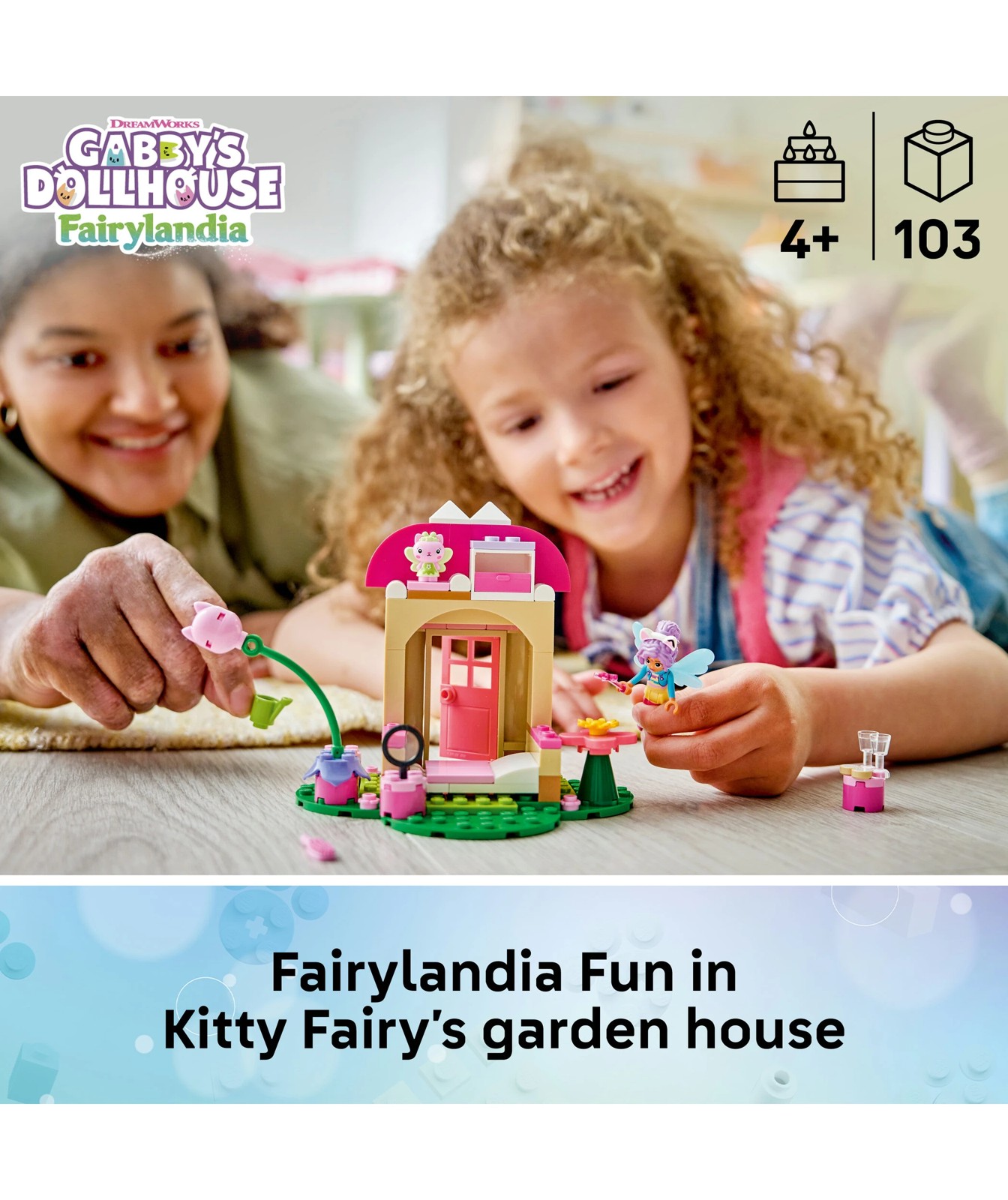 LEGO® Gabby's Dollhouse Kitty Fairy's Garden House 11212 2 of 5