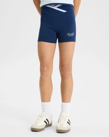Lonsdale London Cross Over Waist Bike Shorts