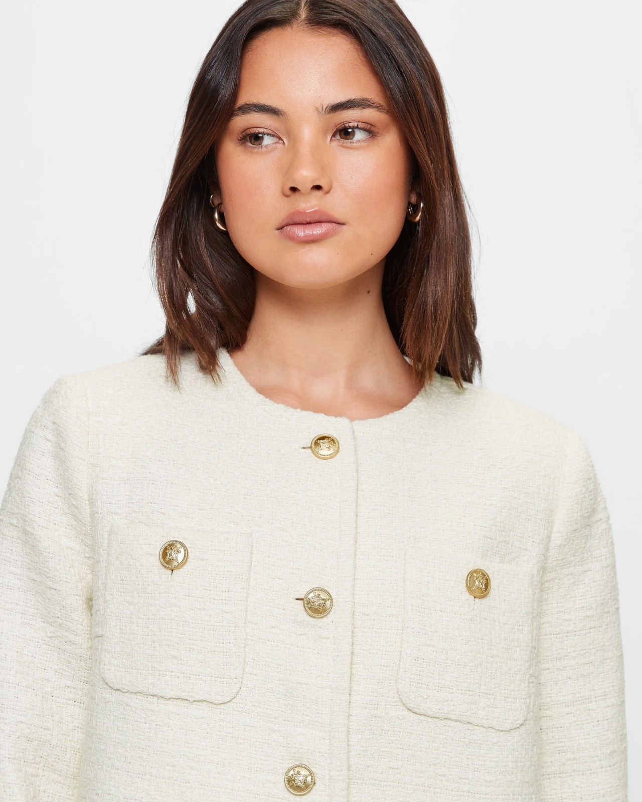 Button Front Boucle Jacket Lily Loves Target Australia