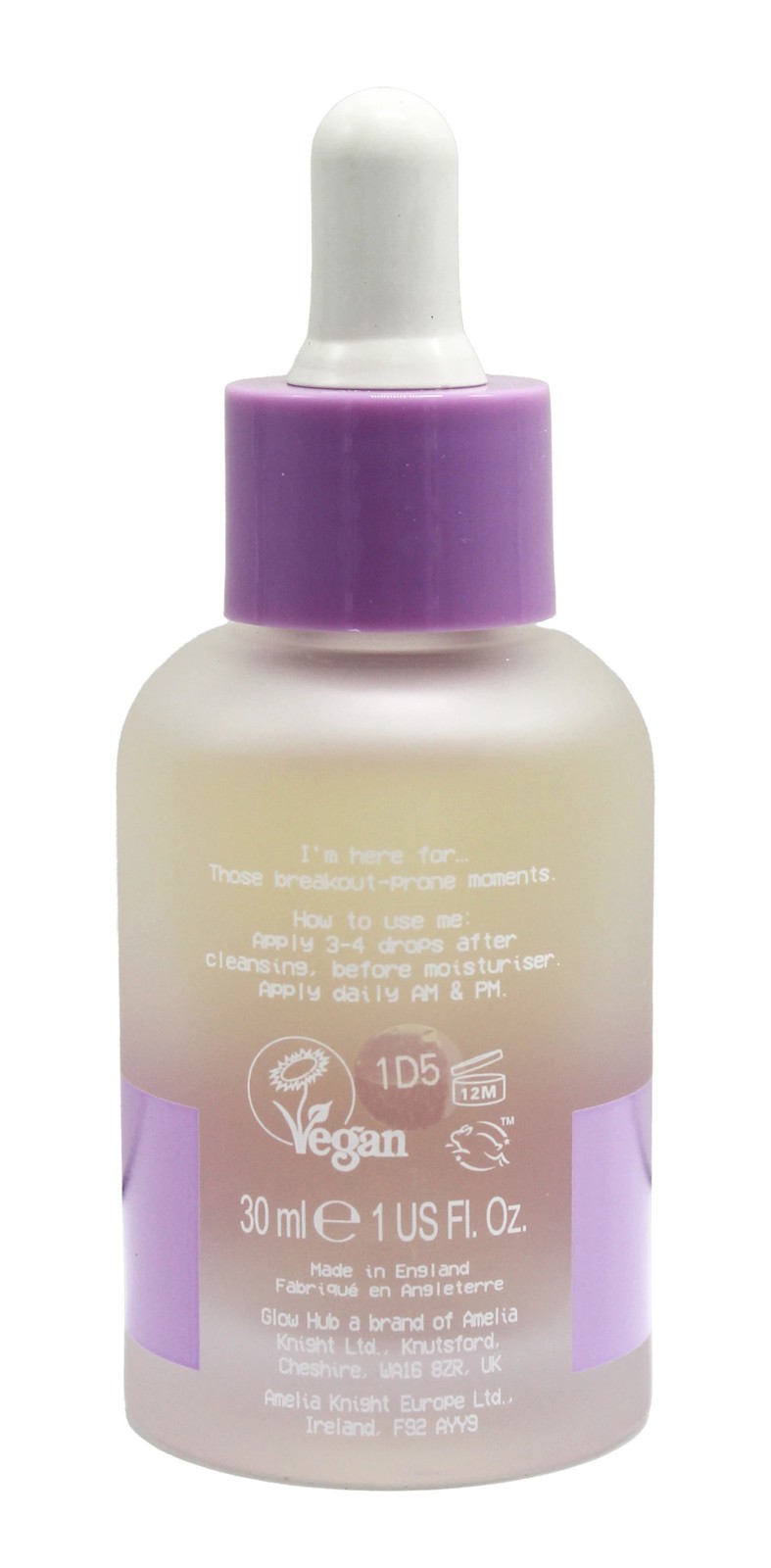 Glow Hub Purify & Brighten Super Serum 30ml - Salicylic Acid, Blueberry and Black Tea 3 of 3