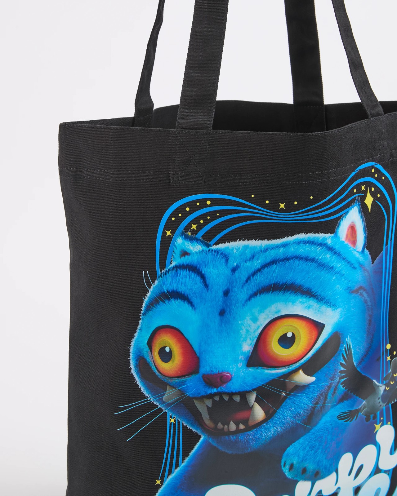 KPop Demon Hunters Canvas Tote Bag - Derpy Black 2 of 2
