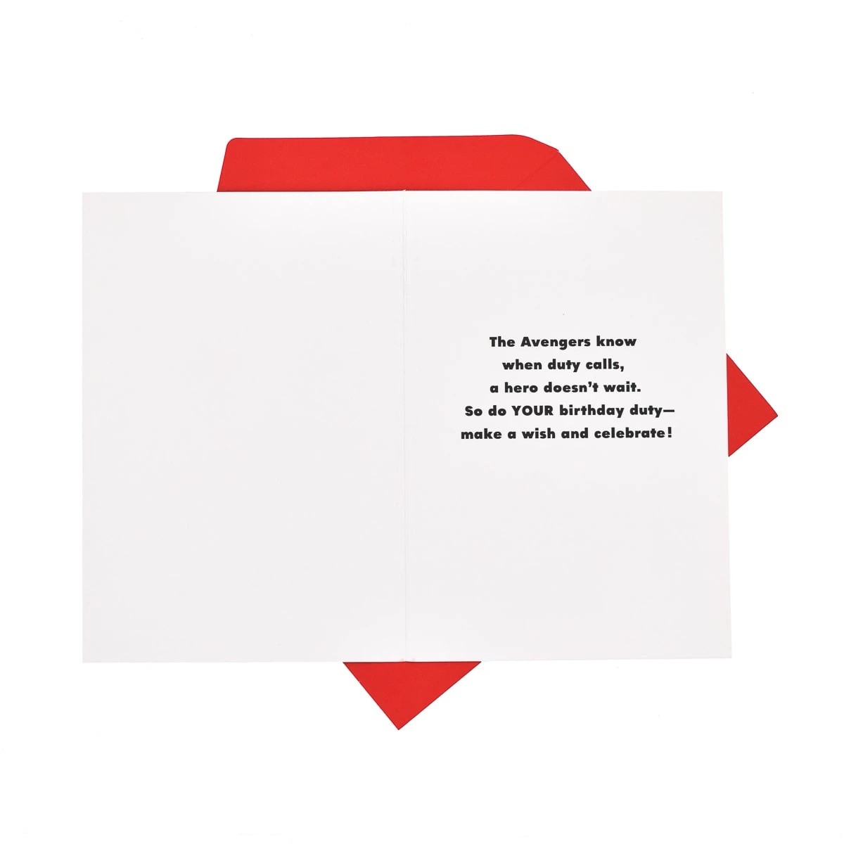 Hallmark Birthday Card - Avengers Assemble! 2 of 3