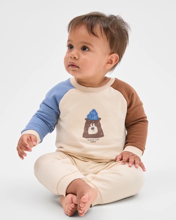 Baby Organic Cotton Fleece Romper