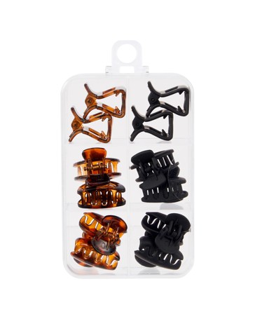 OXX Haircare 12 Piece Mini Claw Hair Clips