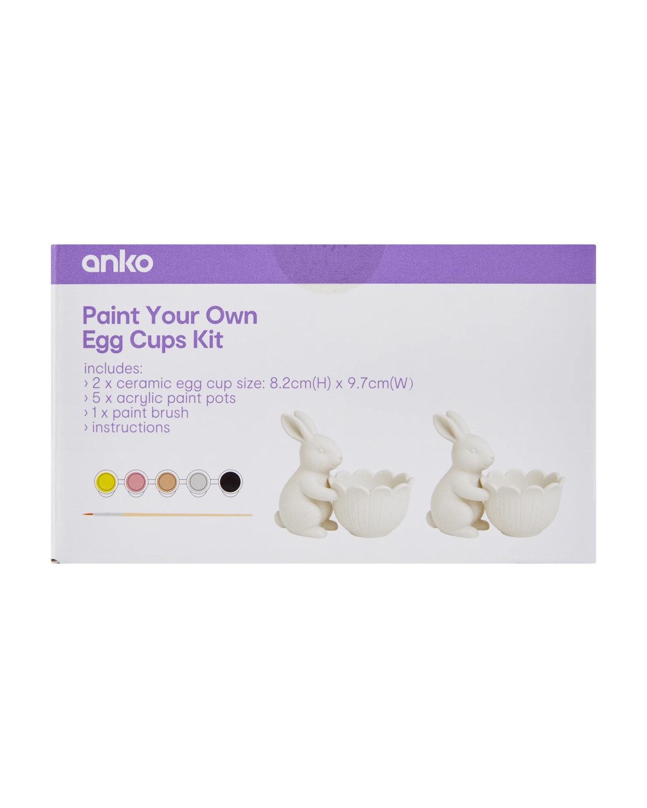 Anko Paint Your Own Egg Cups Kit 4 of 4