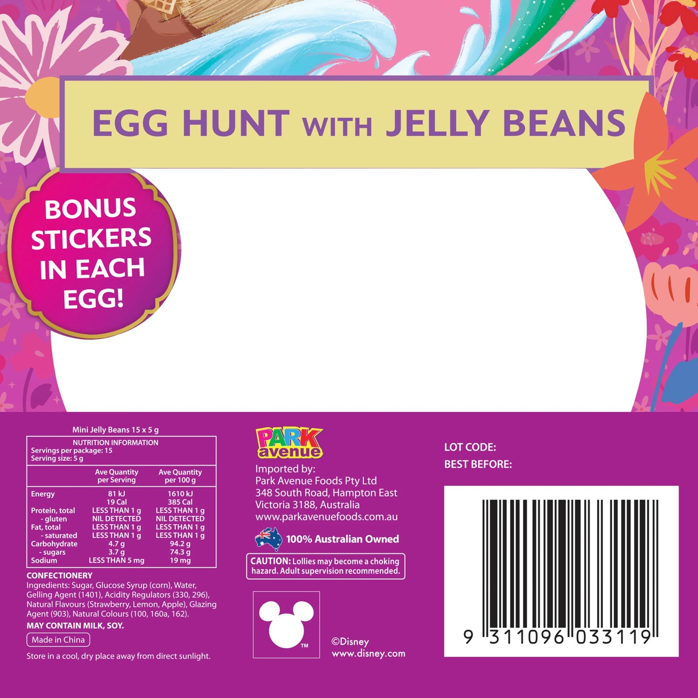 Park Avenue Disney Egg Hunt with Jelly Beans 75g 4 of 5