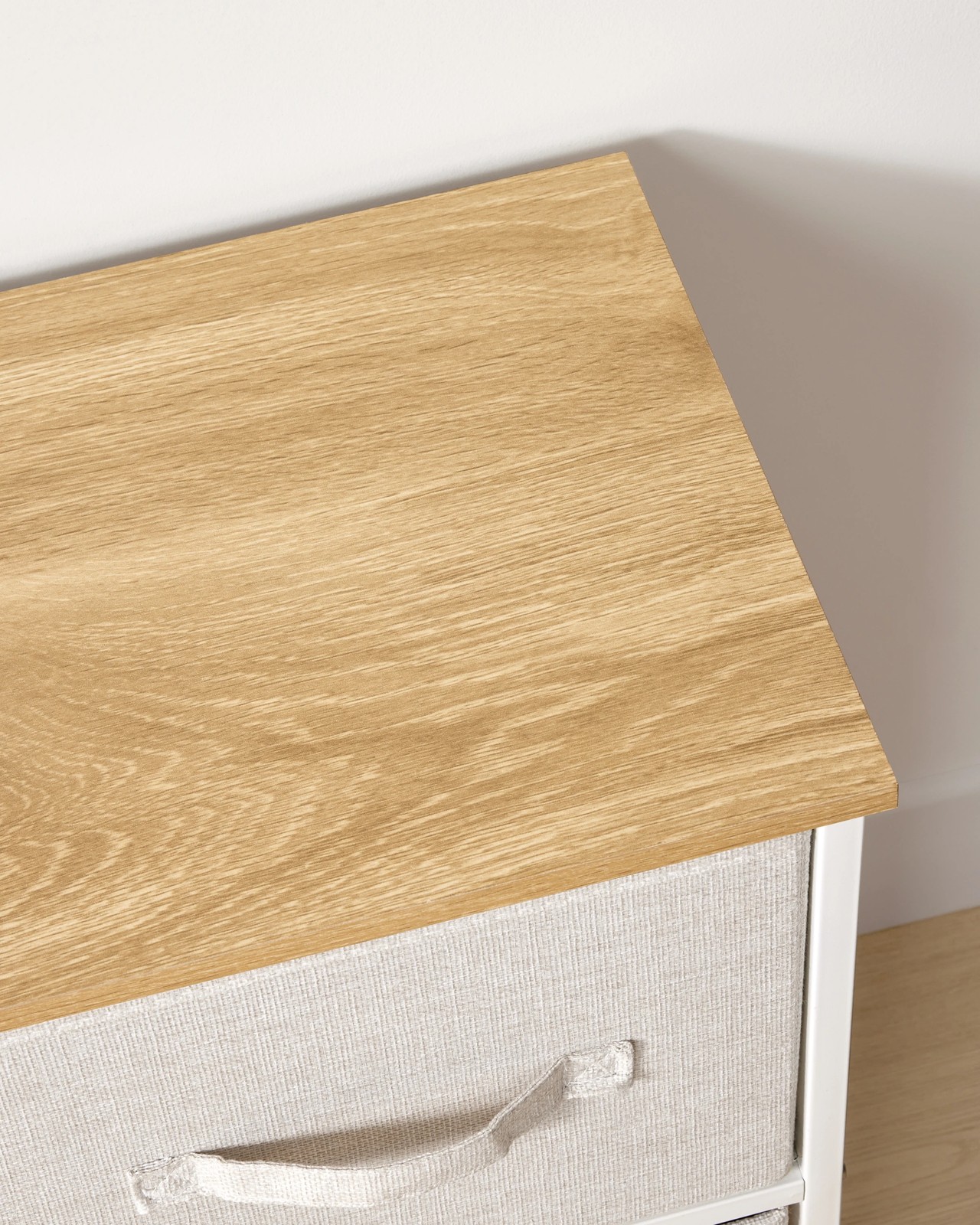 Anko Linen Look 5 Drawer Chest - Beige 5 of 5