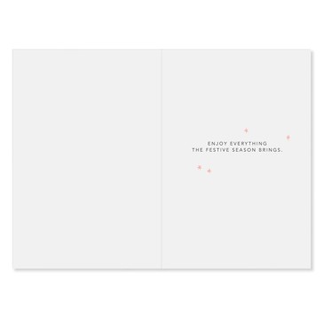 Granddaughter Pink Tree Christmas Card - Hallmark