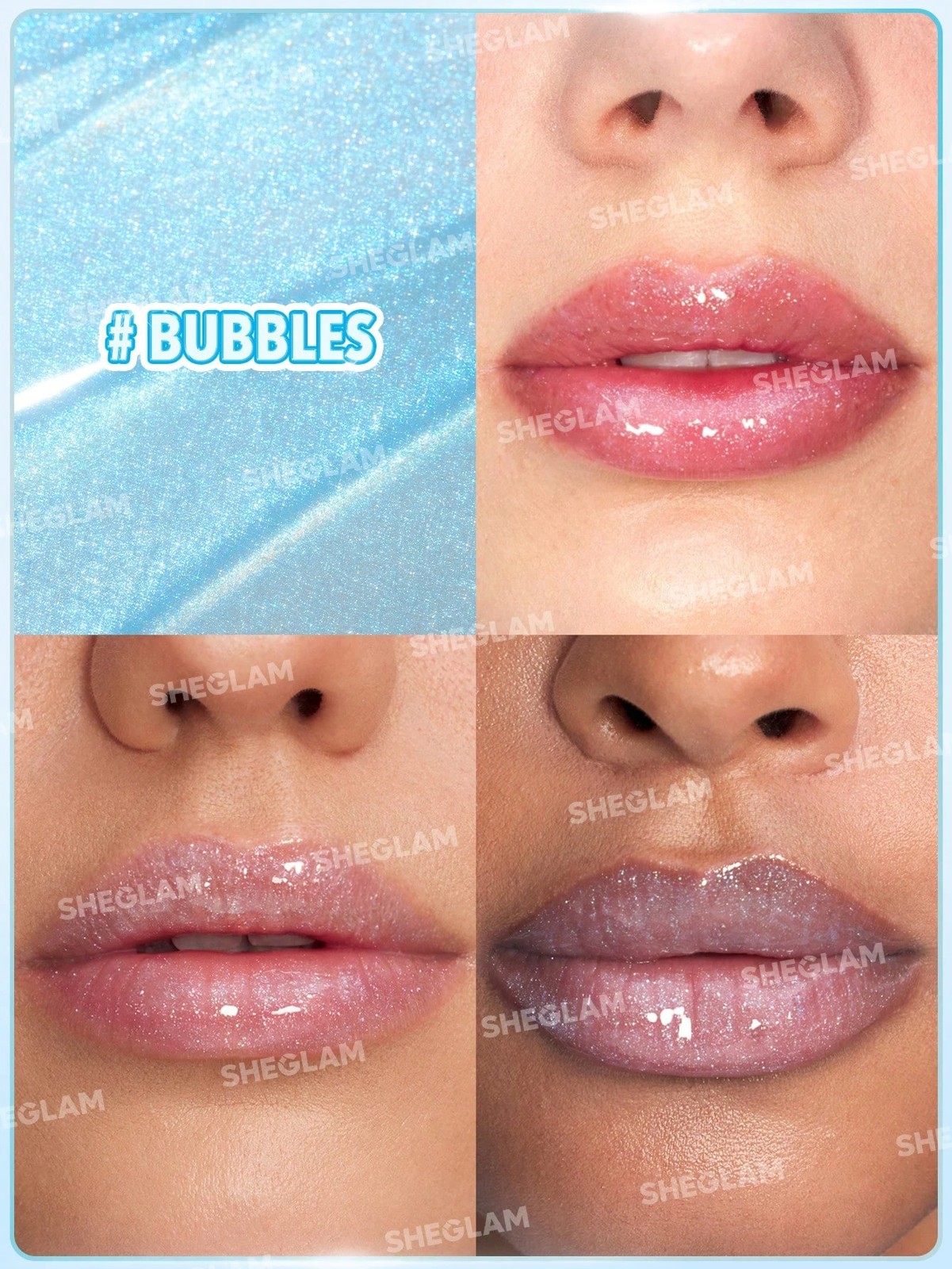 The Powerpuff Girls x SHEGLAM Super Trio Lip Gloss – Bubbles 5 of 6