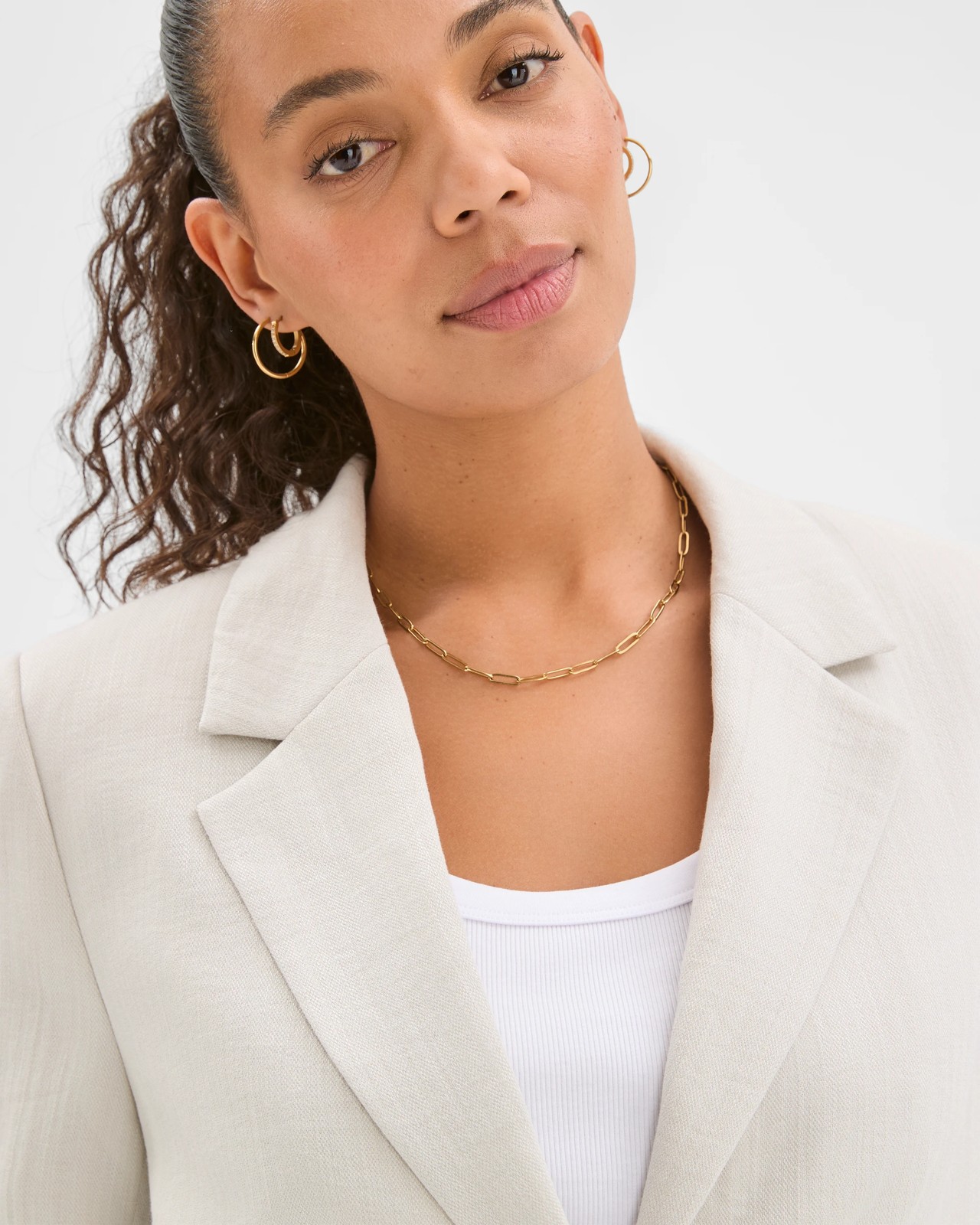 Relaxed Single Breasted Summer Blazer 4 of 6