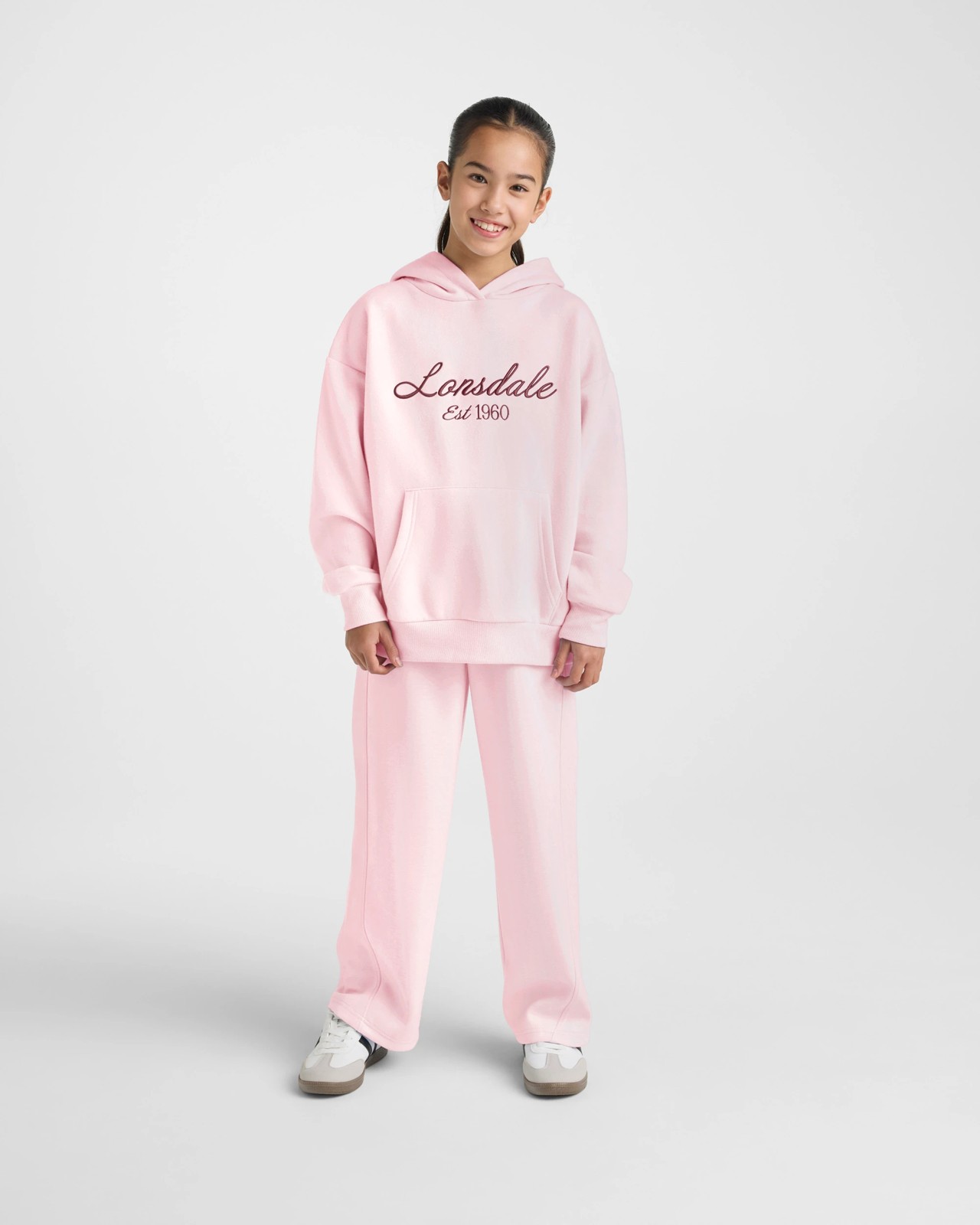 Lonsdale London Fleece Hoodie - Pink 5 of 5