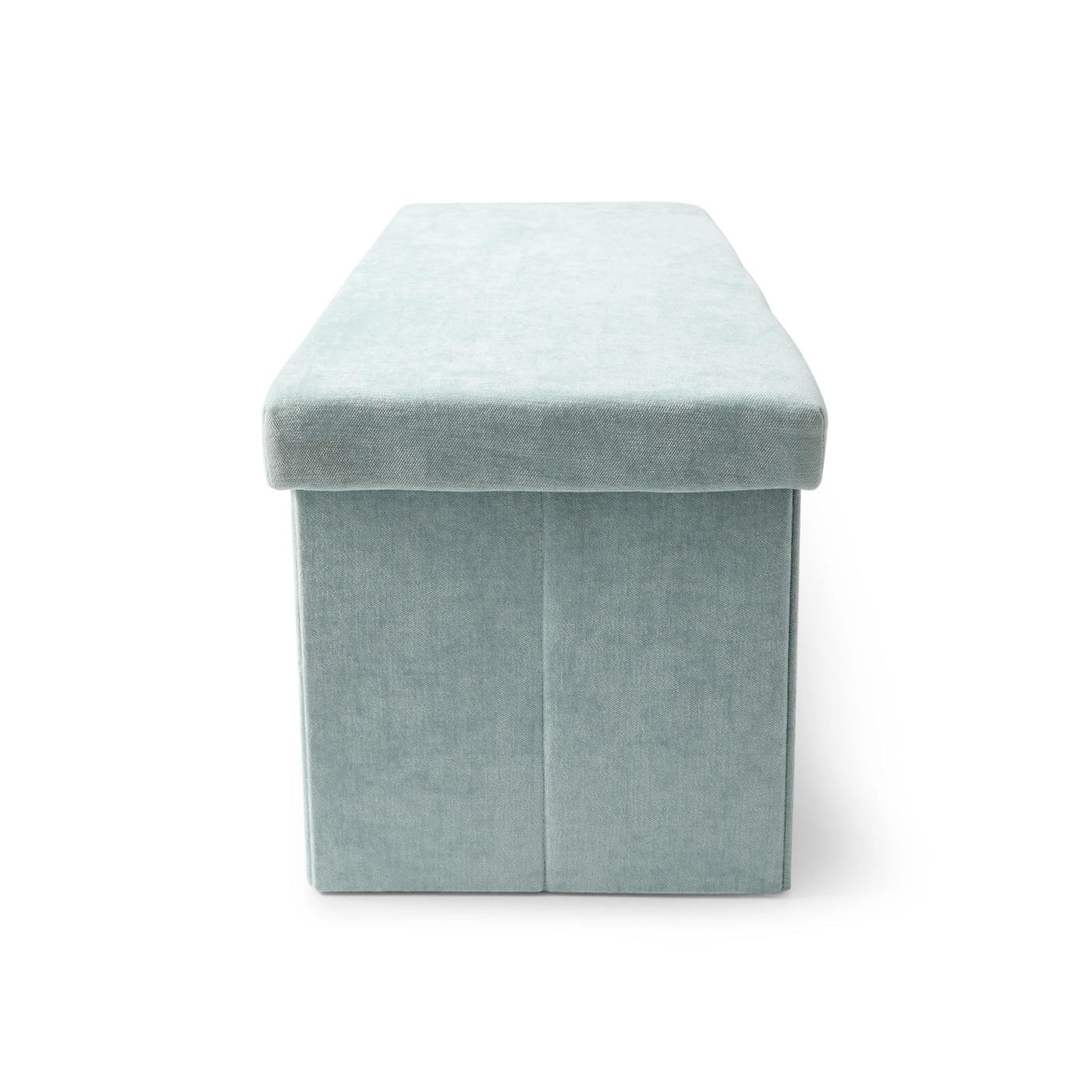 Anko Rectangle Storage Ottoman - Blue 5 of 6