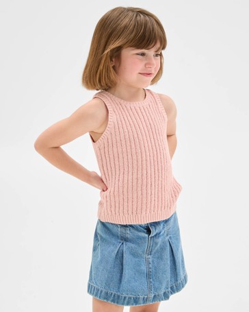 Australian Cotton Blend Knit Tank