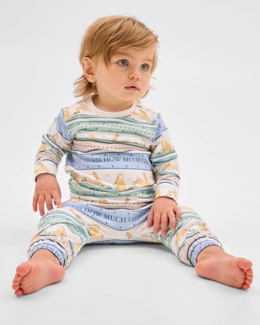 Family Matching Easter Baby Pyjama Set - Guess How Much I Love You