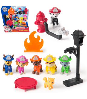 11 Piece PAW Patrol Fire Rescue Mission Set