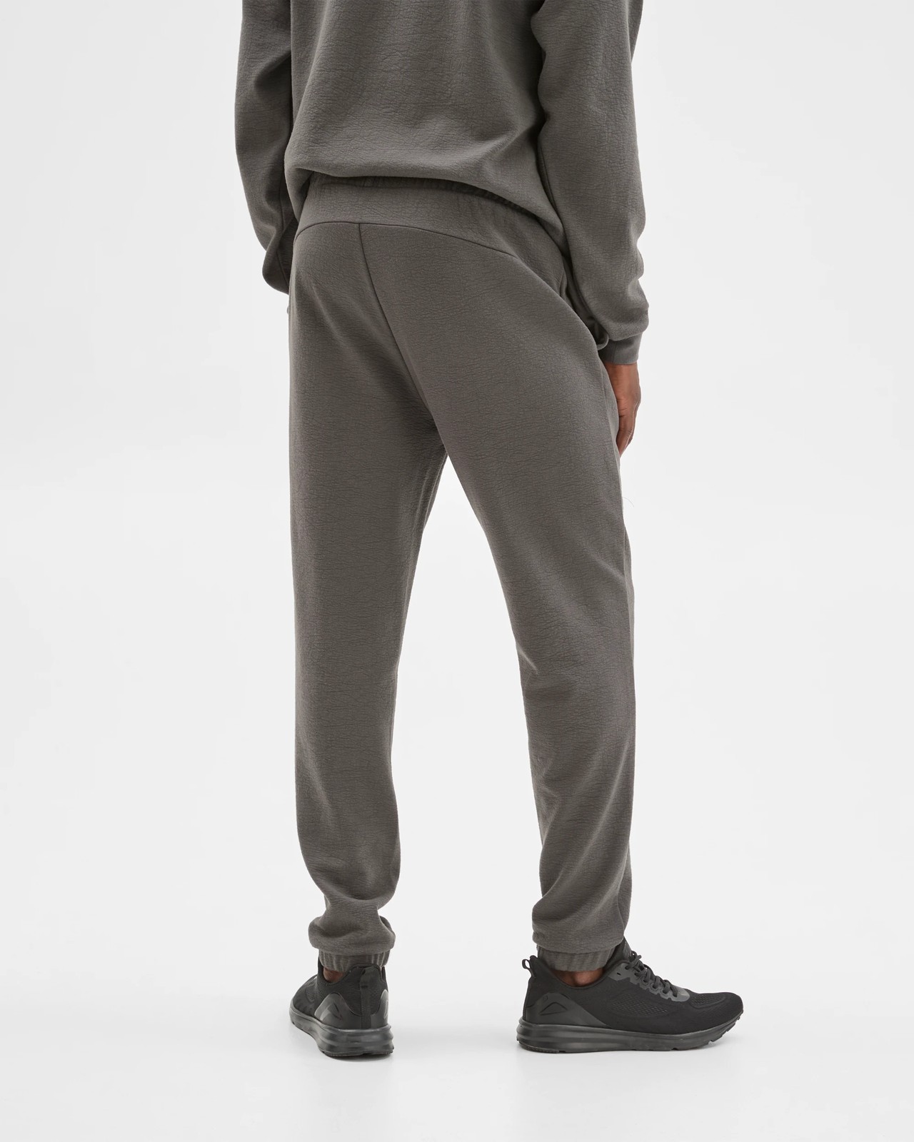 Active Textured Full Length Trackpants - Charcoal 5 of 5