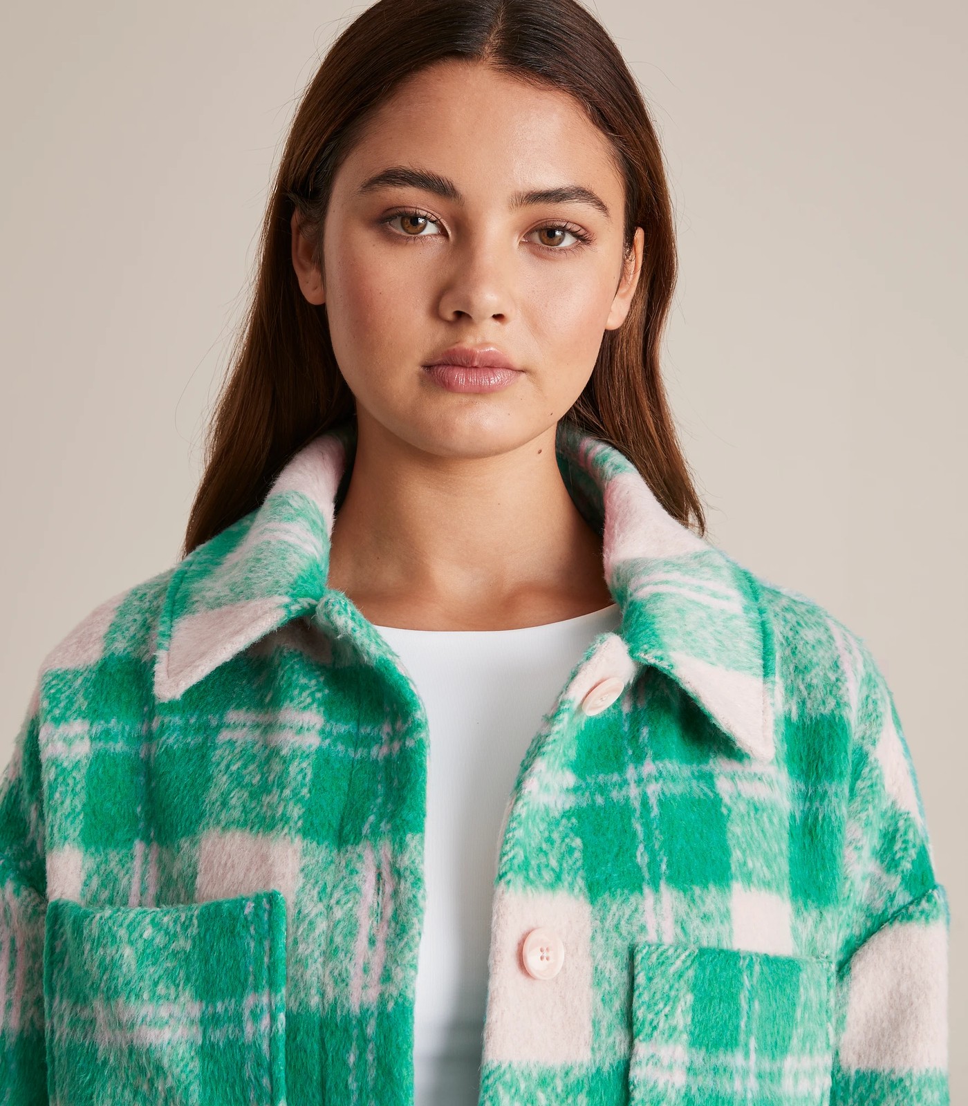 Lily Loves Crop Shacket | Target Australia