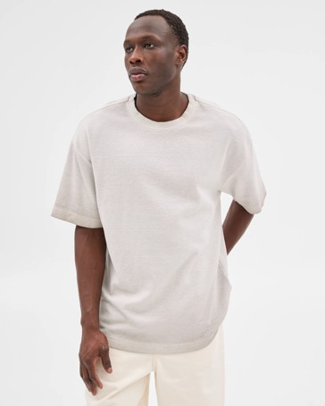 Australian Cotton Blend Waffle T-Shirt - Commons