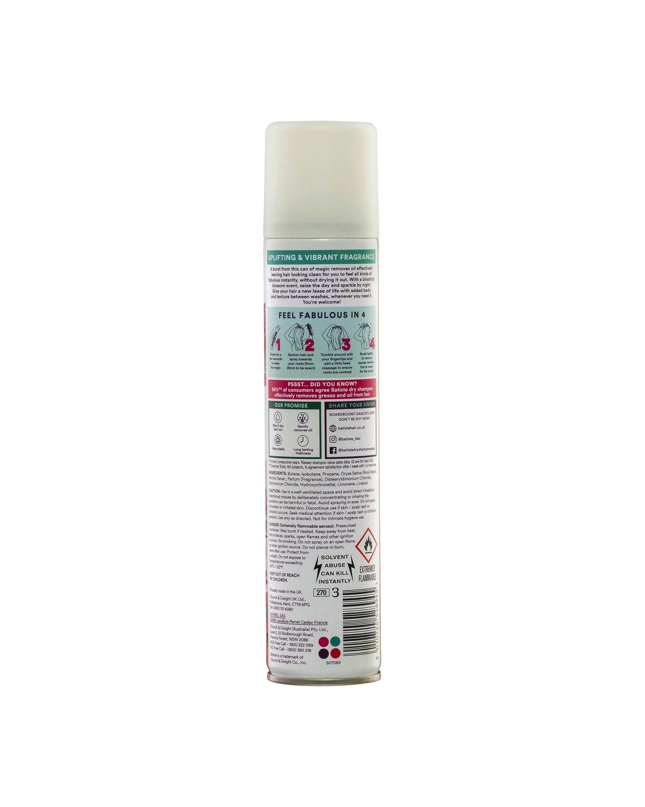 Batiste Eden Dry Shampoo 200mL 5 of 5