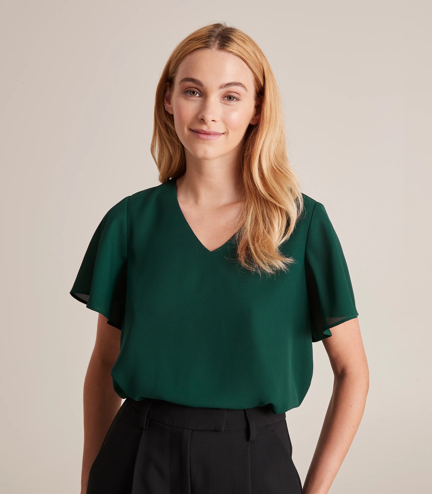 Preview Elly Woven VNeck Shell Blouse Target Australia