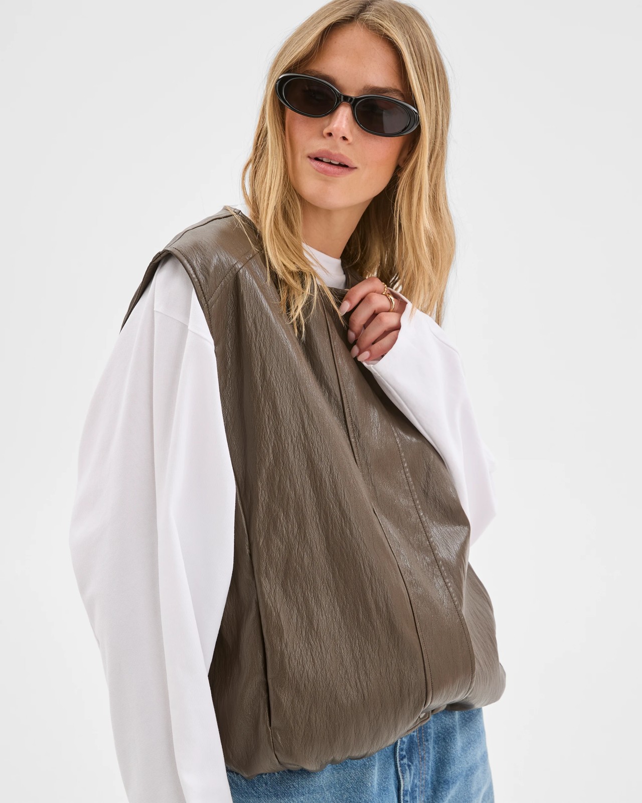 Lily Loves PU Vest 5 of 5
