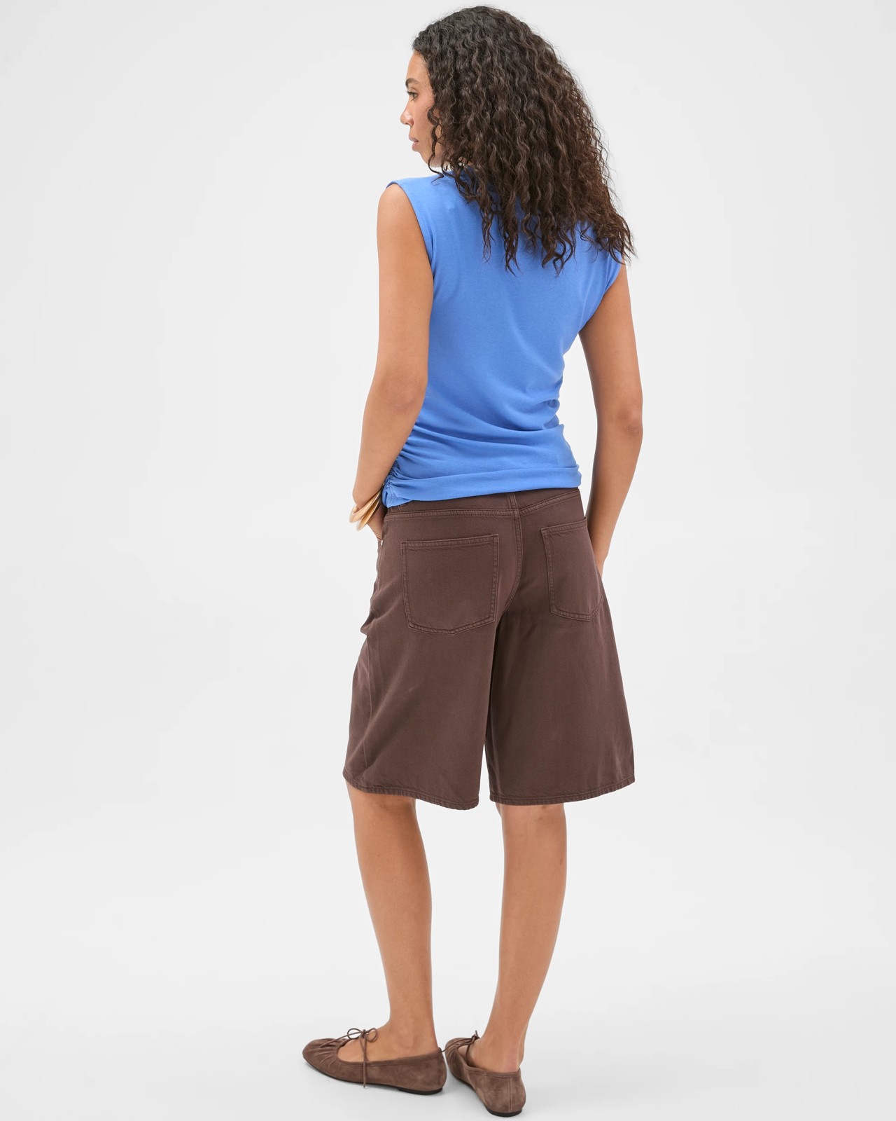 AirLoom A-Line Denim Bermuda Shorts 6 of 6