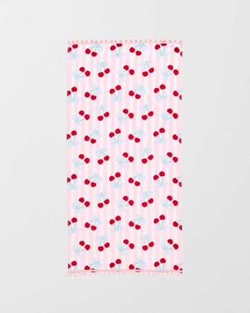Kids Australian Cotton Beach Towel - Cherry