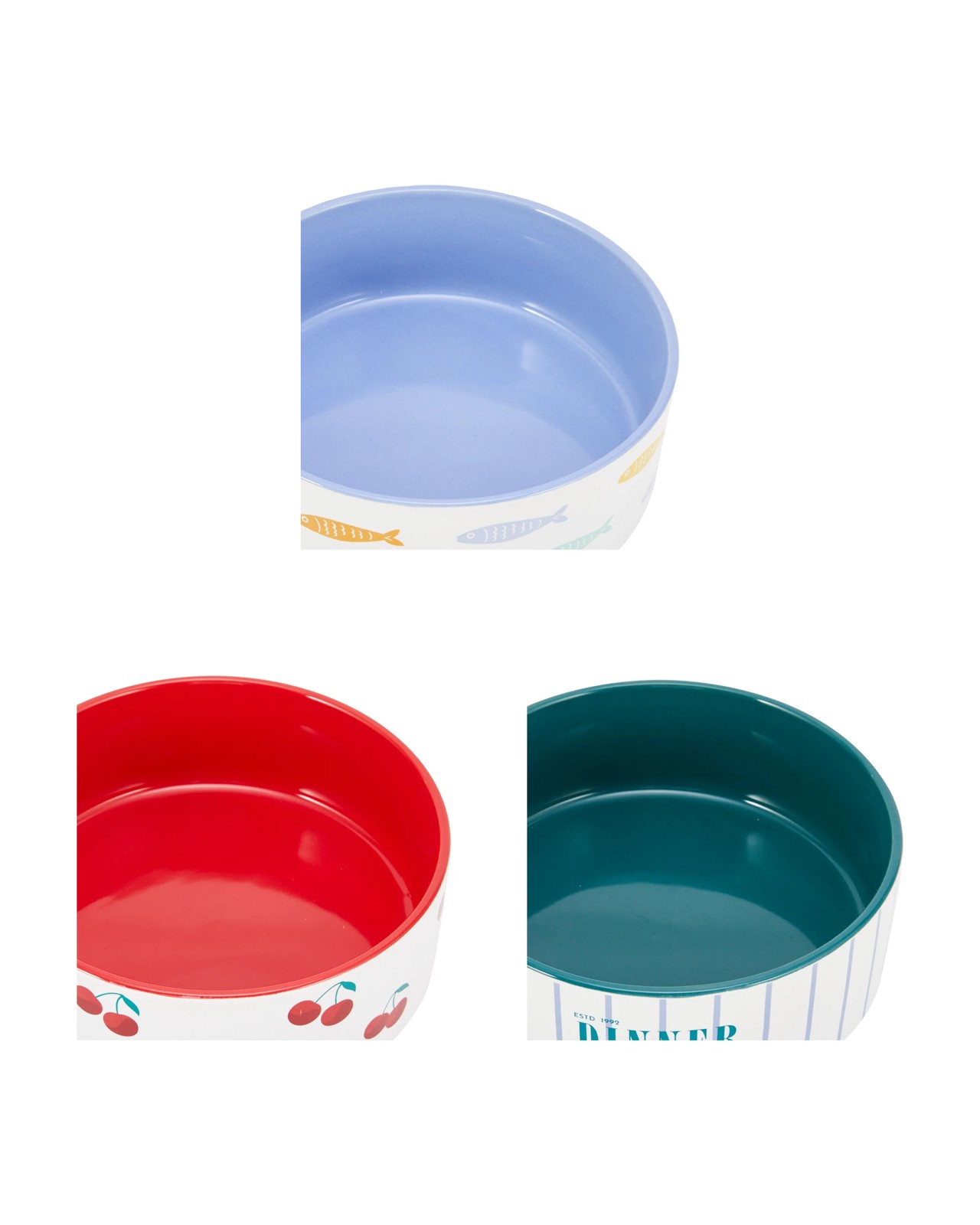 Anko Dog Bowl Ceramic - Medium - Assorted 3 of 5